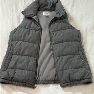 Old Navy Dark Gray Puffer Vest